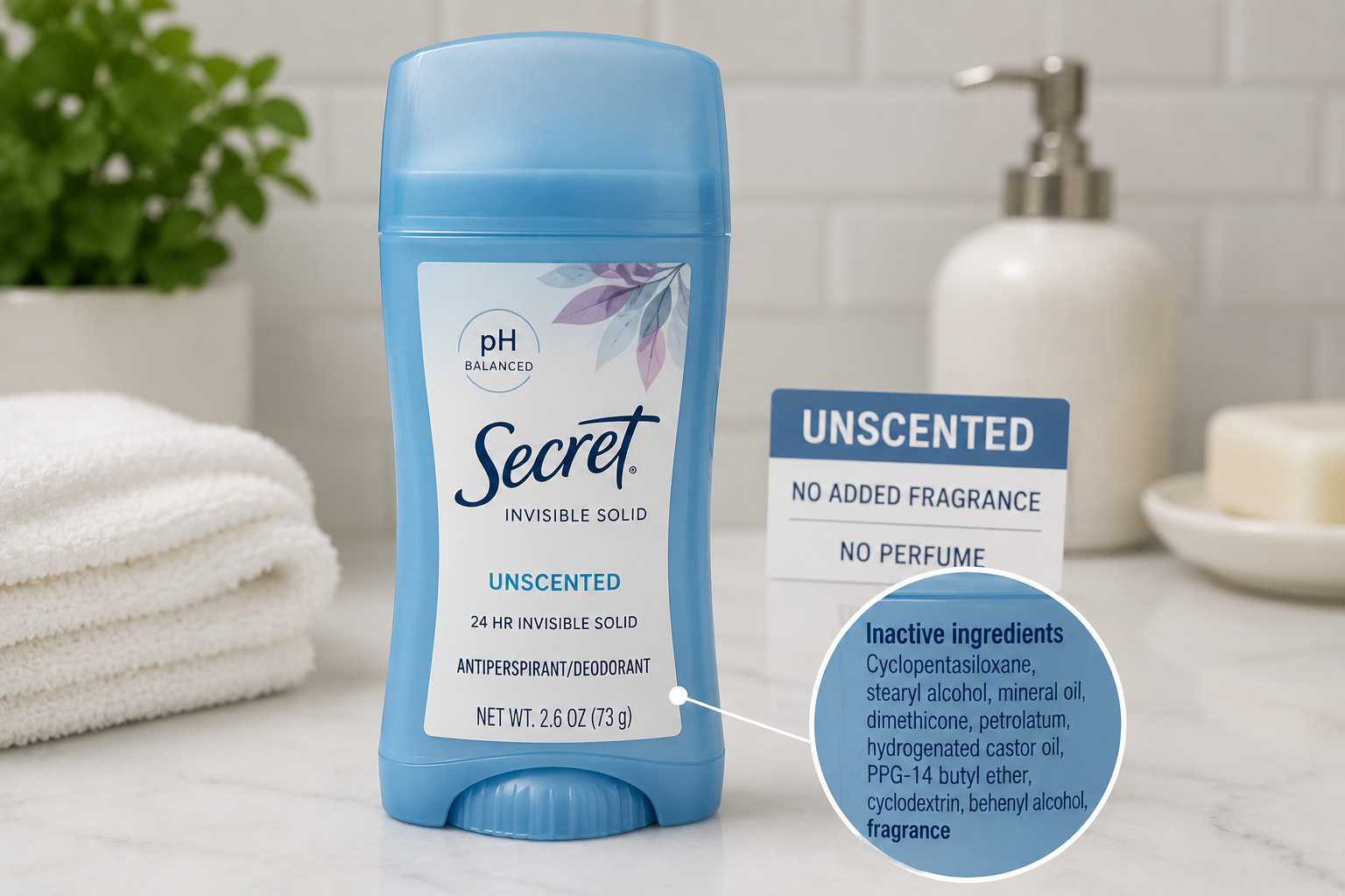 Procter & Gamble Named in Class Action Lawsuit Alleging “Unscented” Secret Deodorants Contain Fragrance Ingredients