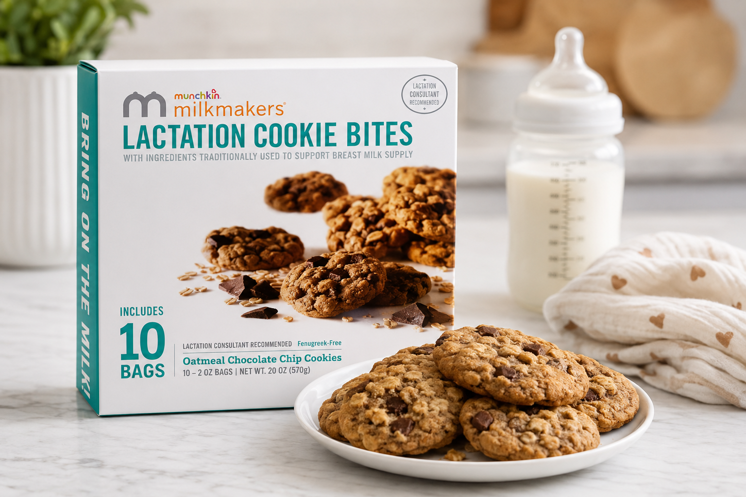 Munchkin Named in Class Action Lawsuit Alleging Its Lactation Cookie Bites Were Misleadingly Marketed as Increasing Breast Milk Supply