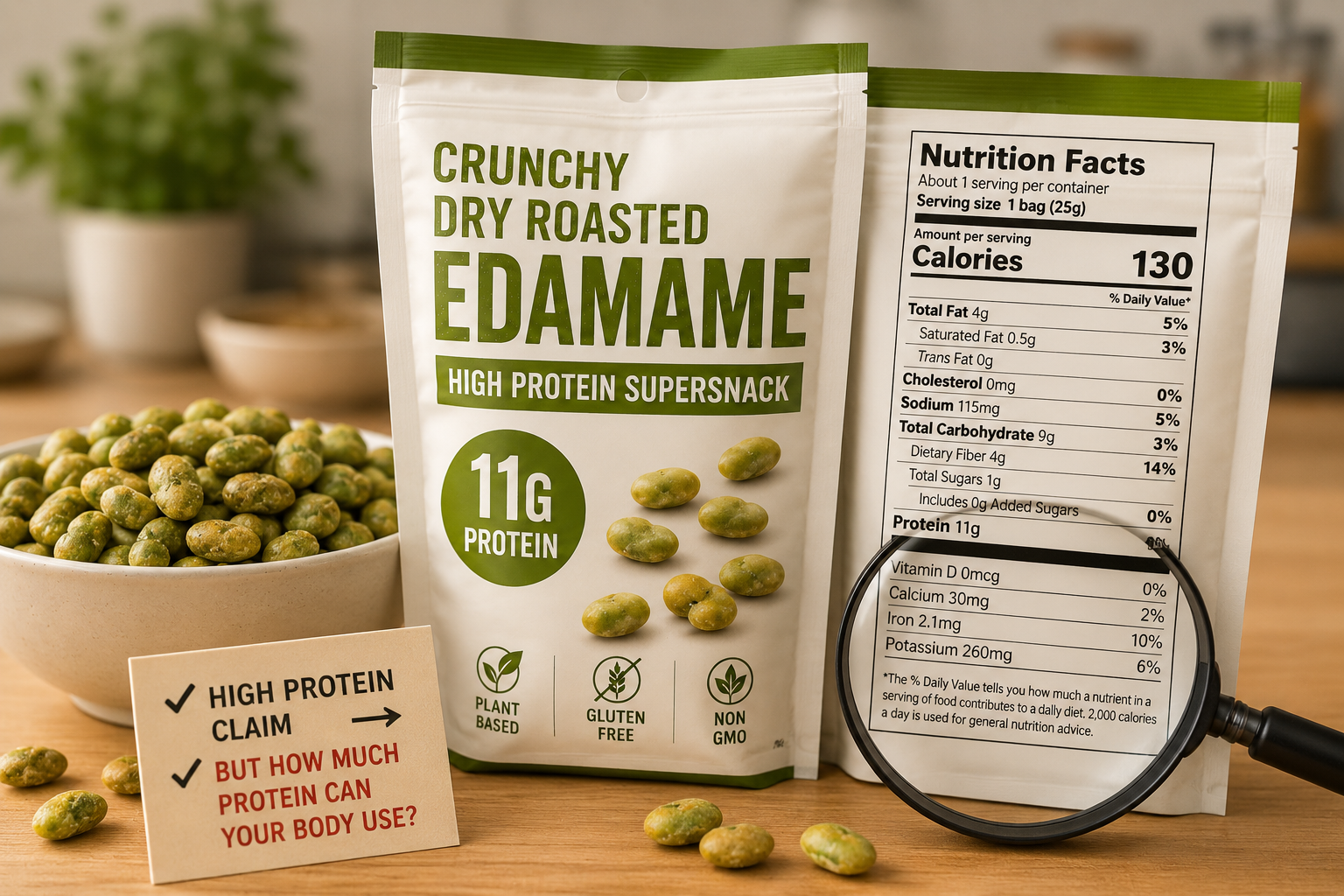 The Only Bean Named in Class Action Lawsuit Alleging Misleading Protein Content in Edamame Snacks